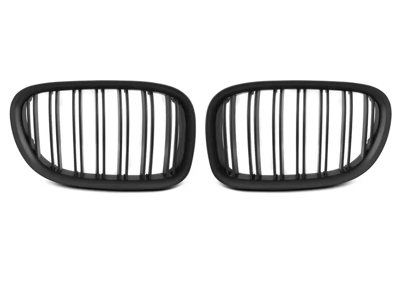 Grill BMW 7 (F01) 2009-2015 | BLACK MATT DOUBLE BAR – bilde 3