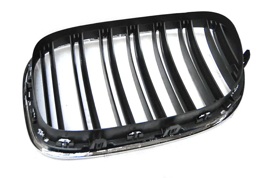 Grill BMW 7 (F01) 2009-2015 | DUBLE BAR CHROME BLACK – bilde 2