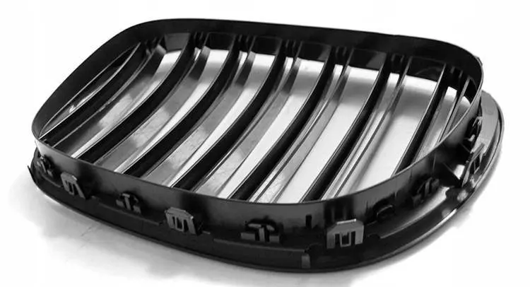 Grill BMW 7 (F01) 2009-2015 | GLOSSY BLACK DOUBLE BAR – bilde 3