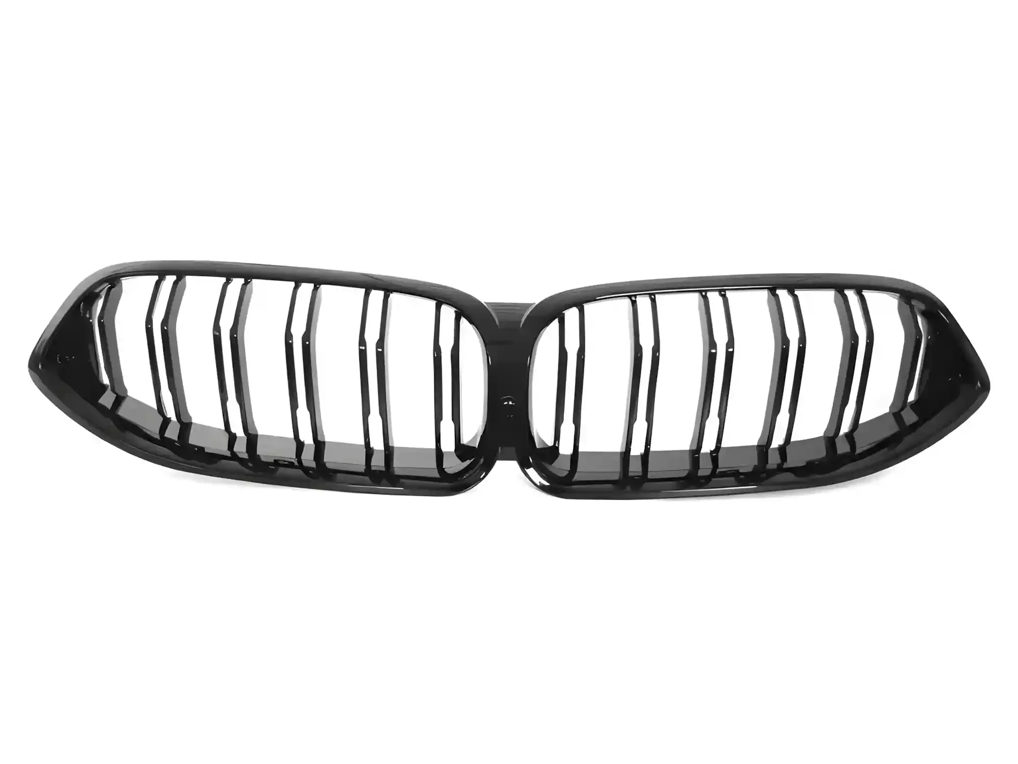 Grill BMW 8 (G14 / G15) 2018 – 2022 │ Sportsgrill M Performance-stil - svart høyglans double bar – bilde 2