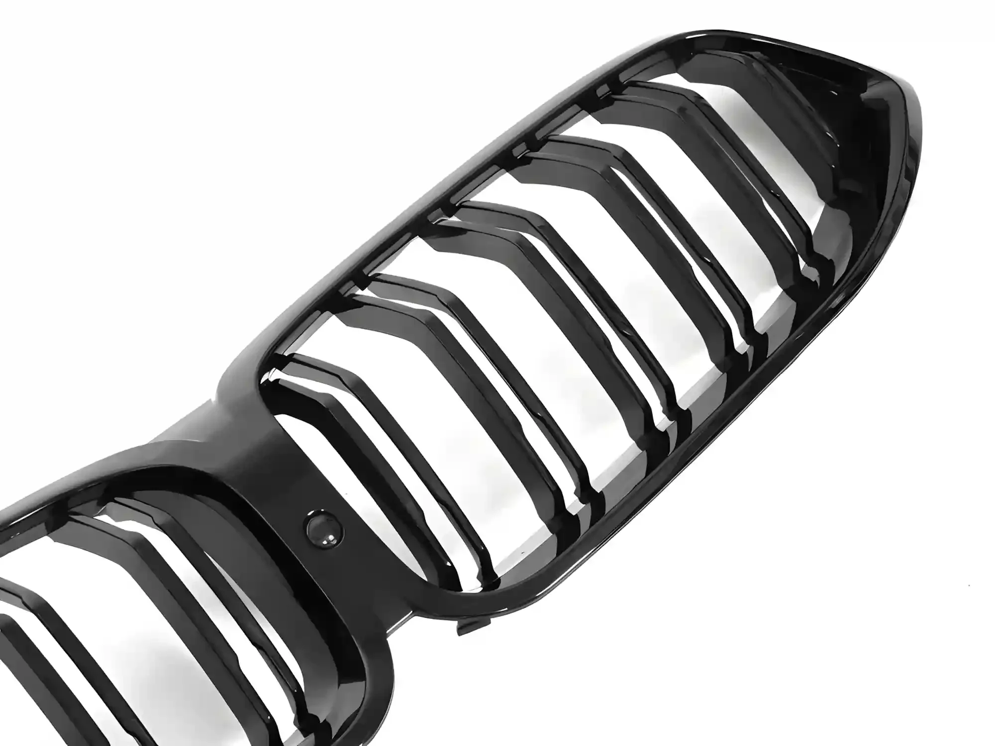 Grill BMW 8 (G14 / G15) 2018 – 2022 │ Sportsgrill M Performance-stil - svart høyglans double bar – bilde 3
