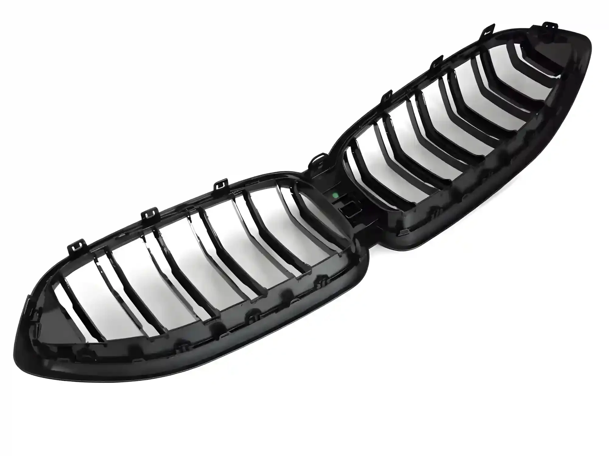 Grill BMW 8 (G14 / G15) 2018 – 2022 │ Sportsgrill M Performance-stil - svart høyglans double bar – bilde 4