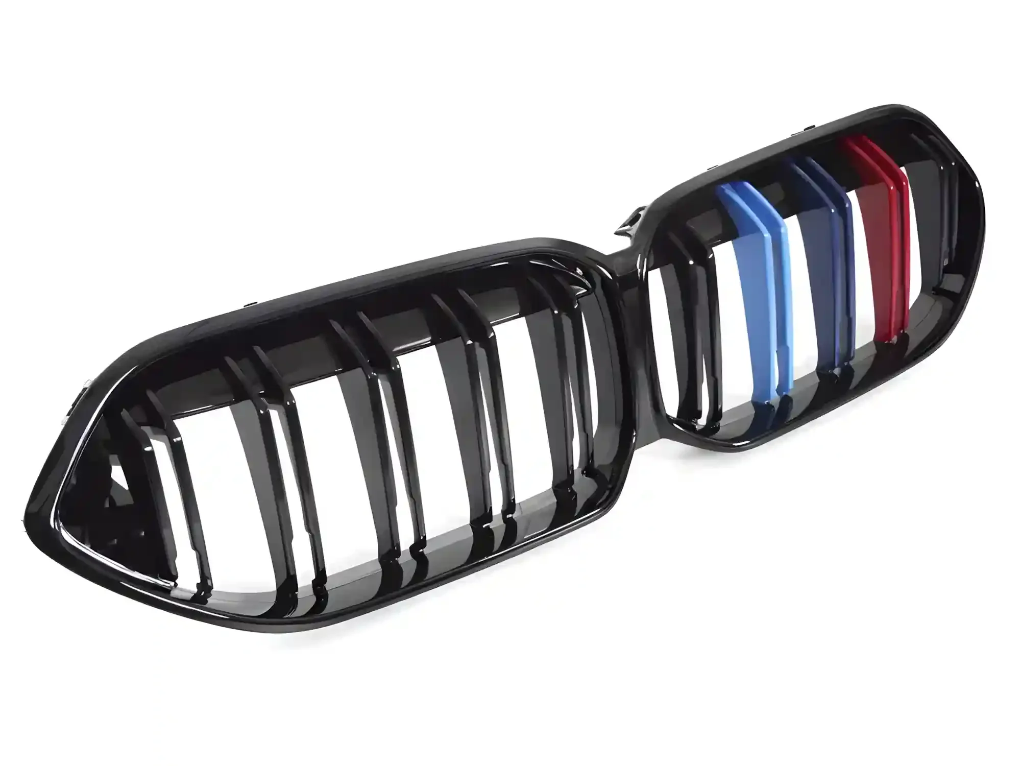 Grill BMW (F44) Gran Coupe 2019 - 2024 │ Sportsgrill M Performance-stil - gloss black tri-colour double bar