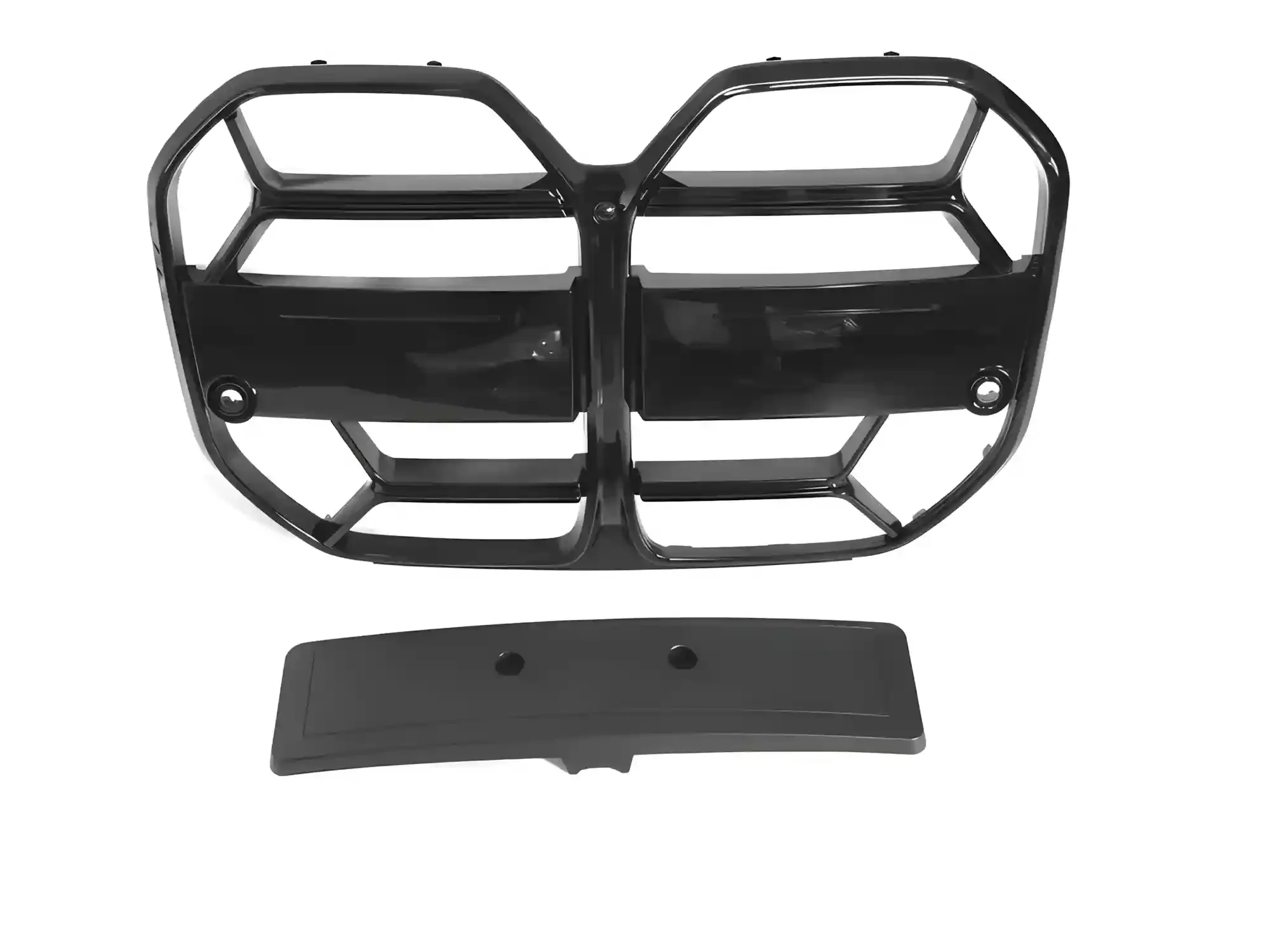 Grill BMW (G26) Gran Coupe 2020 -> │ Sportsgrill M Performance-stil - gloss black – bilde 2