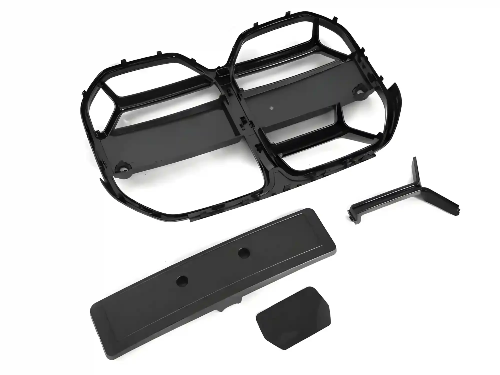Grill BMW (G26) Gran Coupe 2020 -> │ Sportsgrill M Performance-stil - gloss black – bilde 4