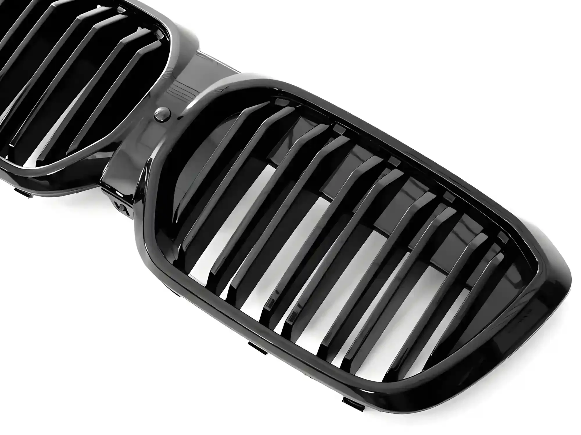 Grill BMW iX3 (G08 LCI) 2021–2025 │ Sportsgrill M Performance-stil - svart høyglans double bar – bilde 3
