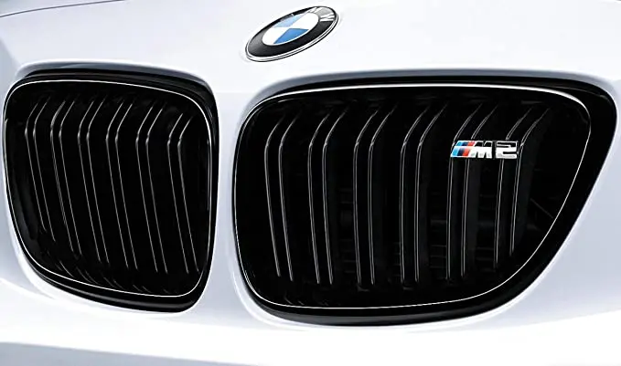Grill BMW M2 (F87) 2014 − 2021 │ M Performance Black - sett 2 stk.