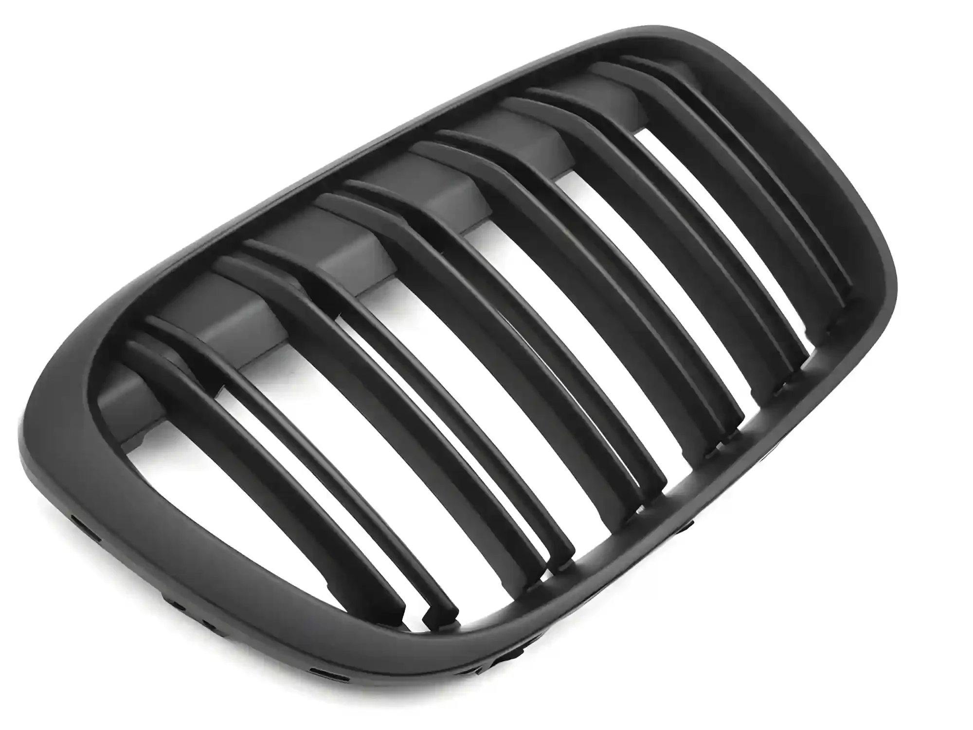 Grill BMW X1 (F48) 2015 – 2019 │ Sportsgrill M Performance-stil - svart matt double bar – bilde 3