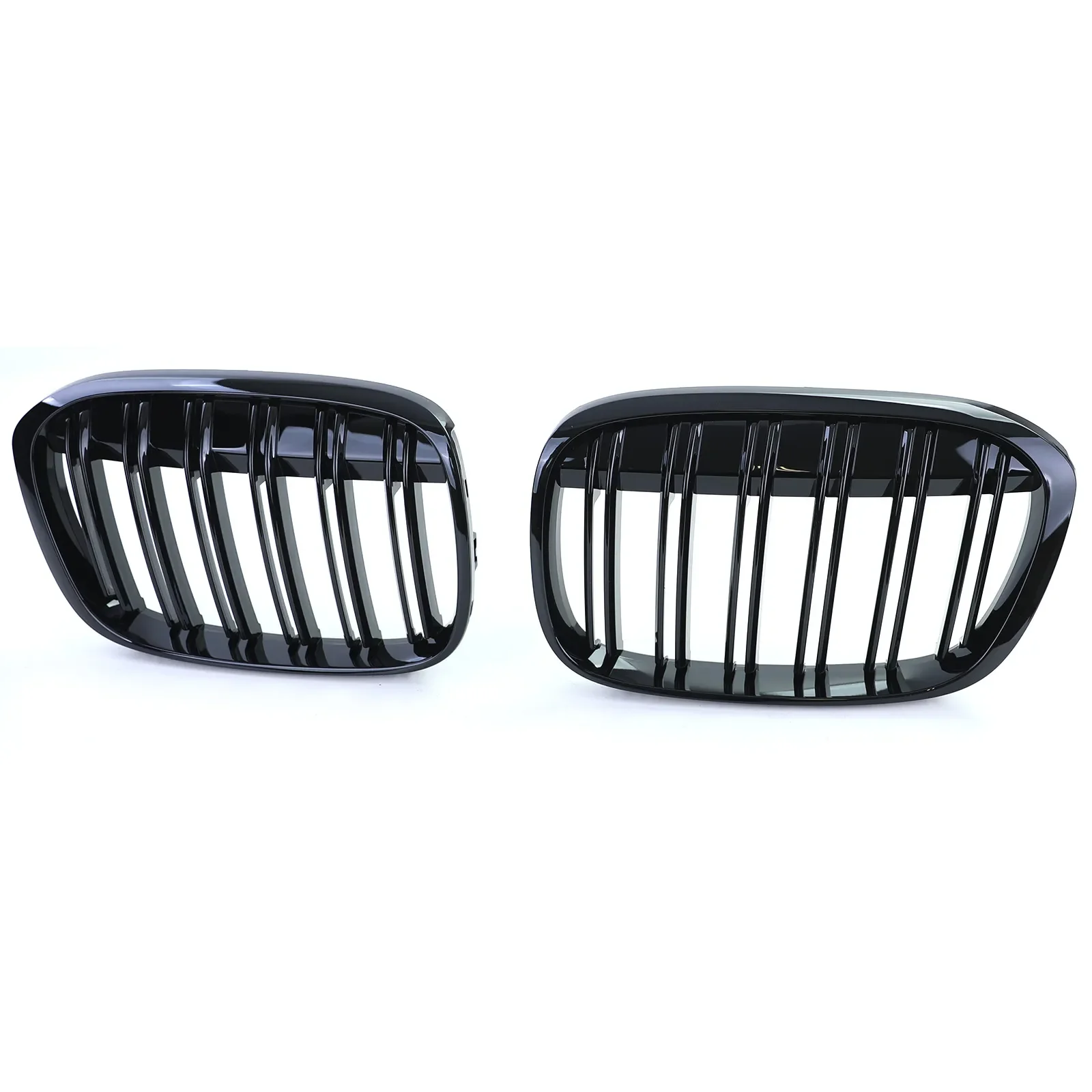 Grill BMW X1 (F48) 2015–2020 │ Sportsgrill M Performance-stil - svart høyglans double bar – bilde 4