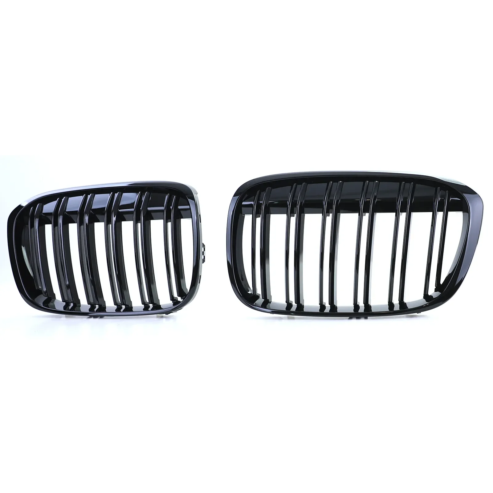 Grill BMW X1 (F48) 2015–2020 │ Sportsgrill M Performance-stil - svart høyglans double bar – bilde 6