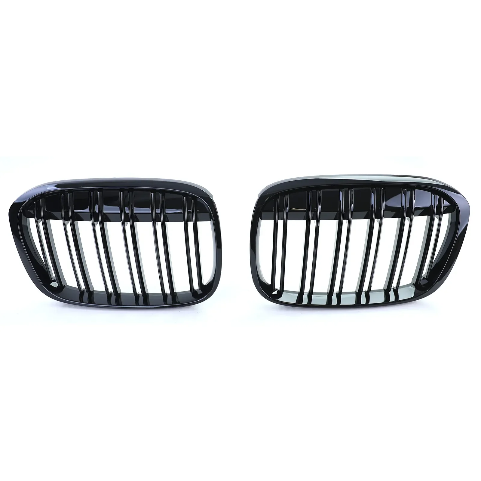Grill BMW X1 (F48) 2015–2020 │ Sportsgrill M Performance-stil - svart høyglans double bar – bilde 7