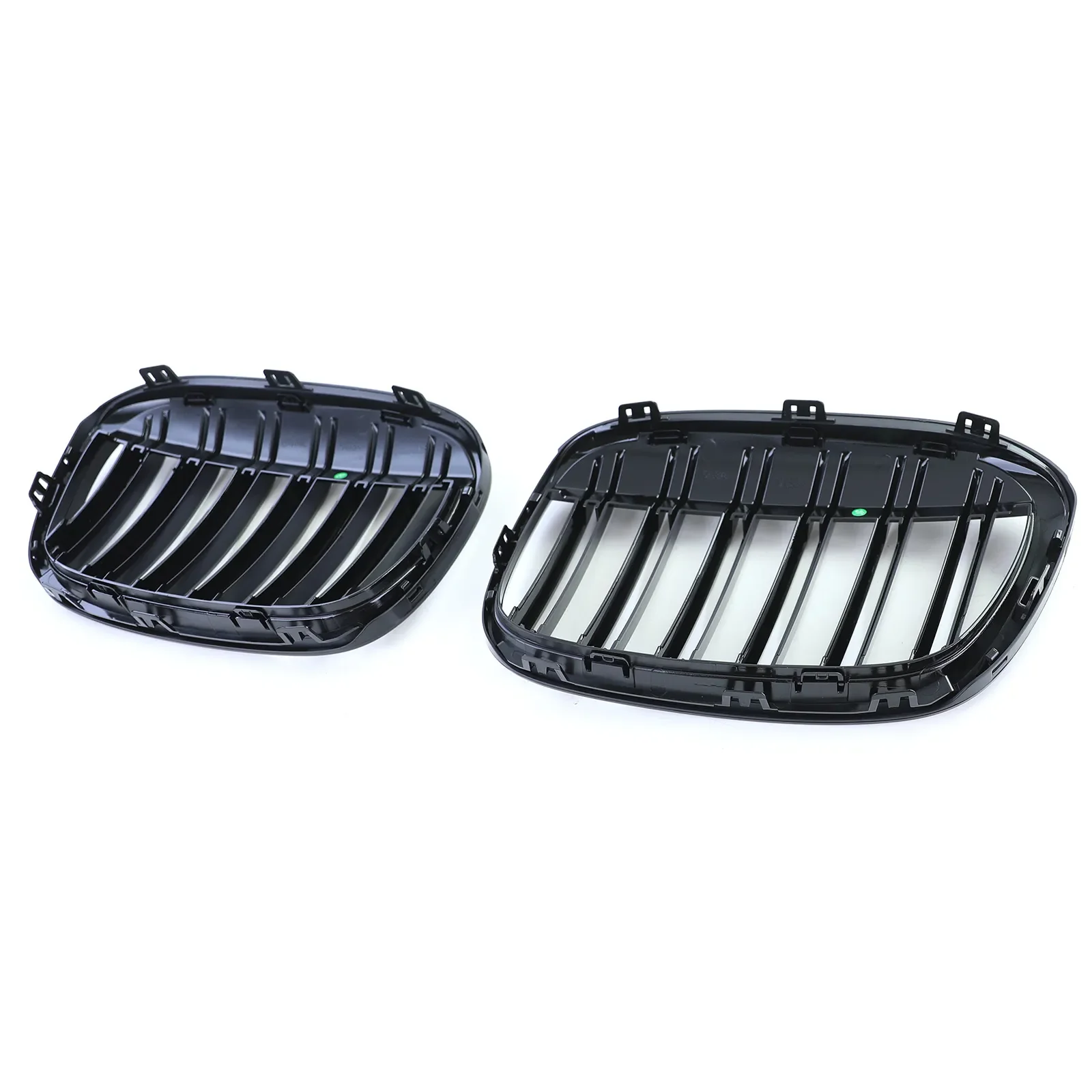 Grill BMW X1 (F48) 2015–2020 │ Sportsgrill M Performance-stil - svart høyglans double bar – bilde 9
