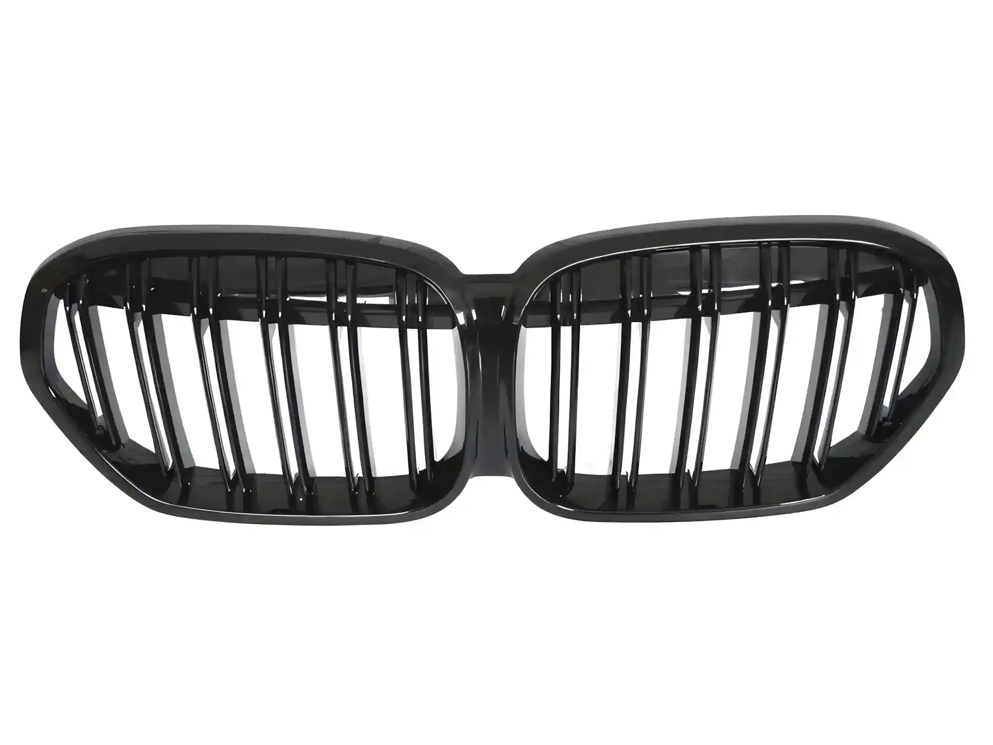 Grill BMW X1 (F48) LCI 2019 - 2022 │ Sportsgrill M Performance Matte svart double – bilde 2