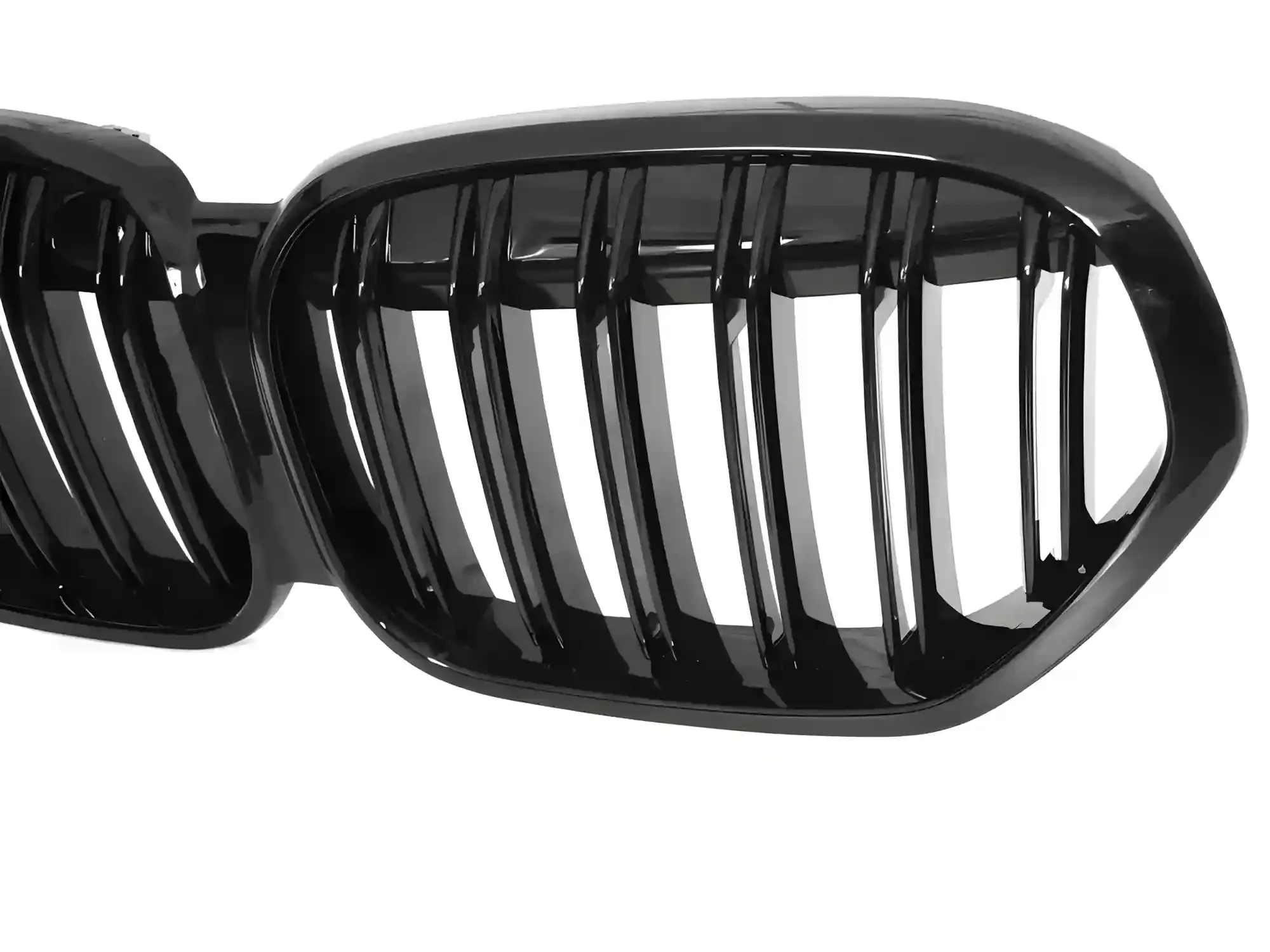 Grill BMW X1 (F48) LCI 2019 - 2022 │ Sportsgrill M Performance Matte svart double – bilde 3