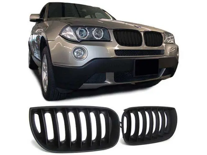 Grill BMW X3 (E83) 2003-2006 | MATT BLACK – bilde 2