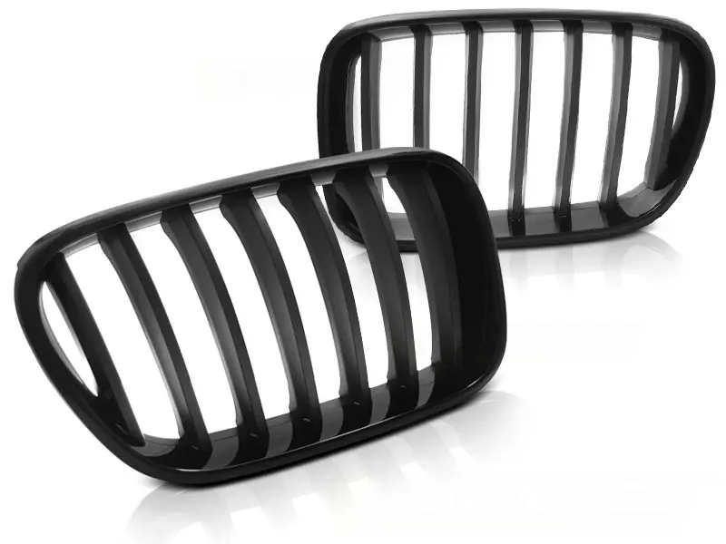 Grill BMW X3 (F25) 2010 - 2014 | GLOSSY BLACK-BLACK MATT – bilde 2