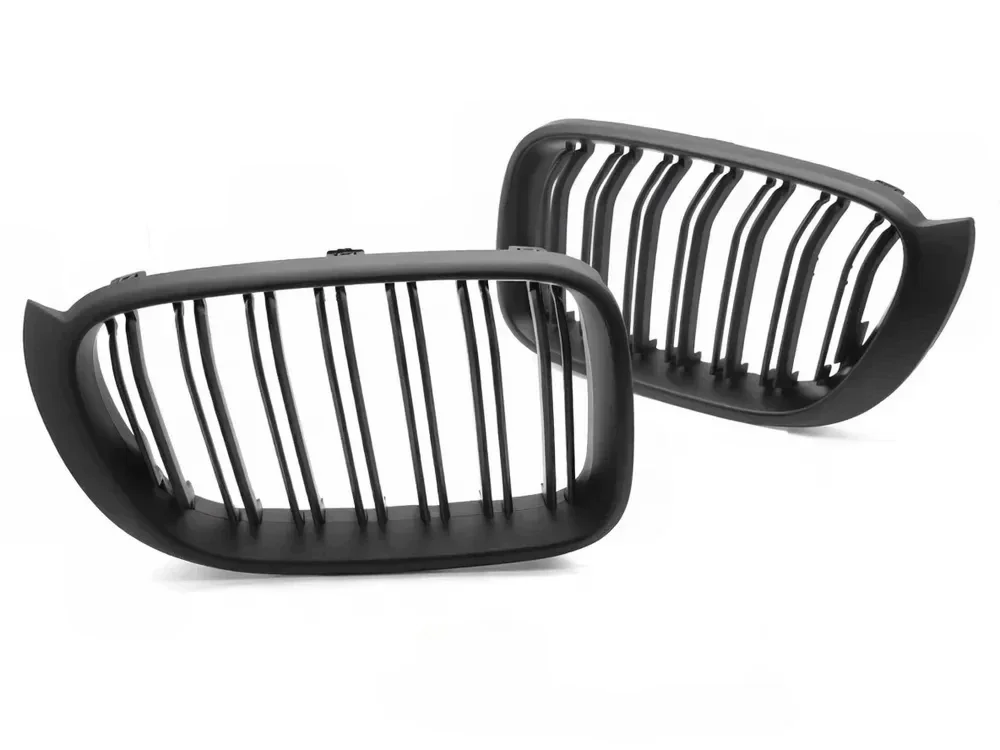 Grill BMW X3 (F25 LCI) 2014 – 2017 / X4 (F26) 2014 – 2018 │ Sportsgrill M Performance-stil - svart matt double bar
