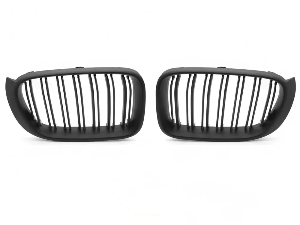 Grill BMW X3 (F25 LCI) 2014 – 2017 / X4 (F26) 2014 – 2018 │ Sportsgrill M Performance-stil - svart matt double bar – bilde 2