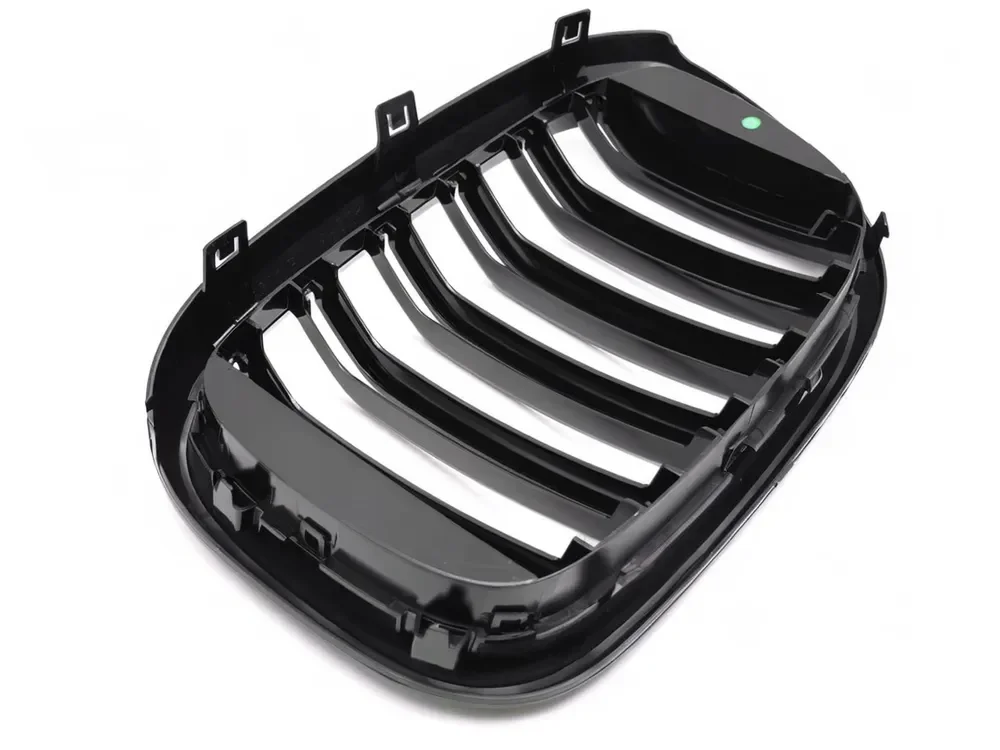 Grill BMW X3 (G01) 2017 – 2021 / X4 (G02) 2018 – 2021 │ Sportsgrill M Performance-stil - svart høyglans double bar – bilde 4