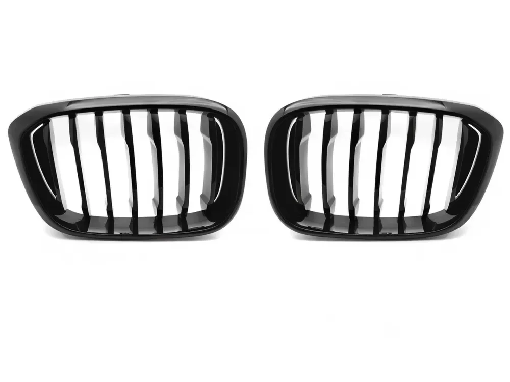 Grill BMW X3 (G01) 2017–2021 / X4 (G02) 2018–2021 │ Sportsgrill M Performance-stil - svart høyglans – bilde 2