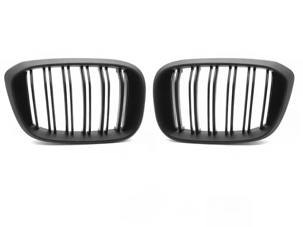 Grill BMW X3 (G01) 2017 – 2021 / X4 (G02) 2018 – 2021 │ Sportsgrill M Performance-stil - svart matt double bar – bilde 2