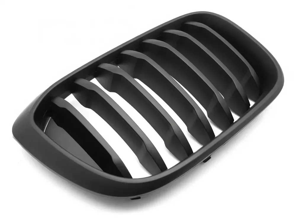 Grill BMW X3 (G01) 2017 - 2021 / X4 (G02) 2018 - 2021 │ Sportsgrill M Performance-stil - svart matt double bar – bilde 3
