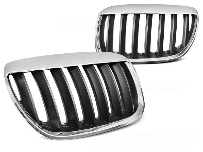 Grill BMW X5 (E53) 2003 - 2006 | BROWS CHROME BLACK