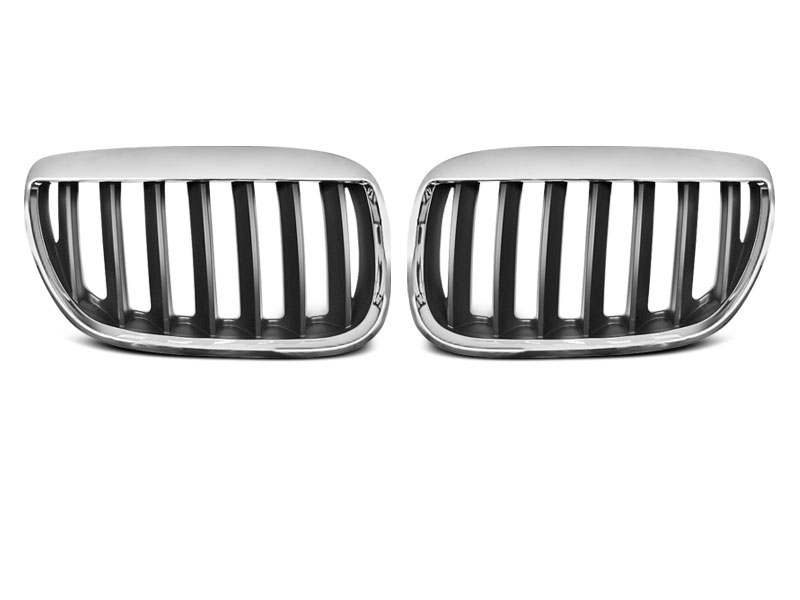 Grill BMW X5 (E53) 2003 - 2006 | BROWS CHROME BLACK – bilde 3