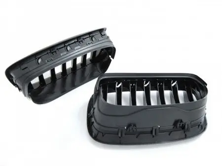 Grill BMW X5 (E70) 2006 - 2013 / BMW X6 (E71) 2007 - 2014 | GLOSSY BLACK – bilde 3