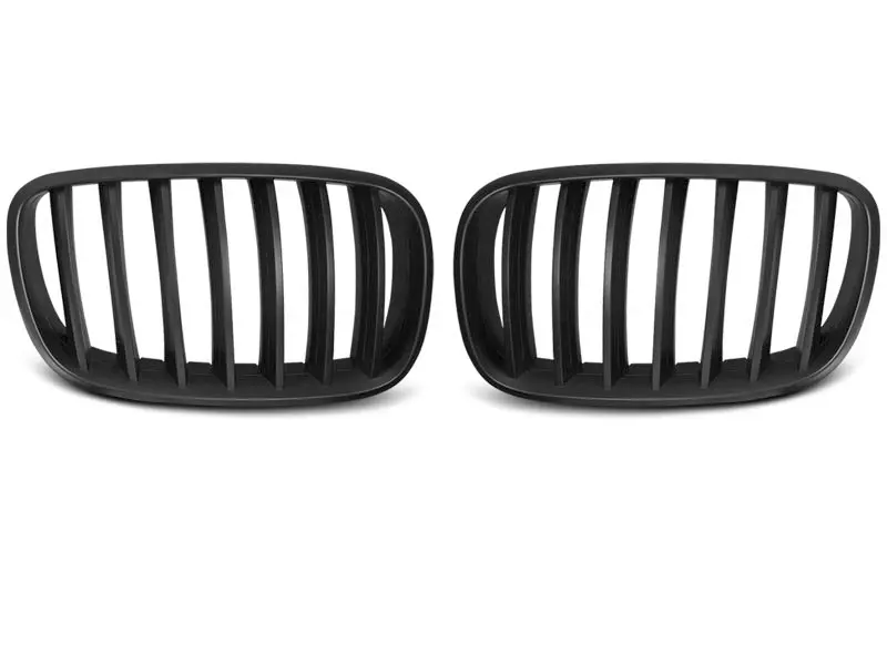 Grill BMW X5 (E70) 2006 - 2013 / X6 (E71) 2008 -> | BLACK MATT – bilde 2