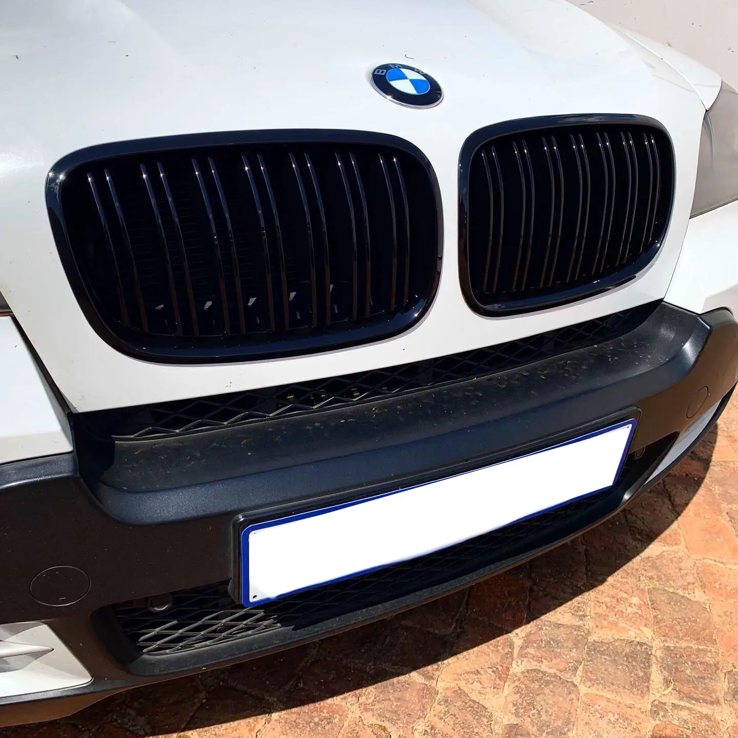 Grill BMW X5 (E70) / BMW X6 (E71) 2007 - 2014 │ SPORT STYLE DOUBLE BAR GLOSSY BLACK