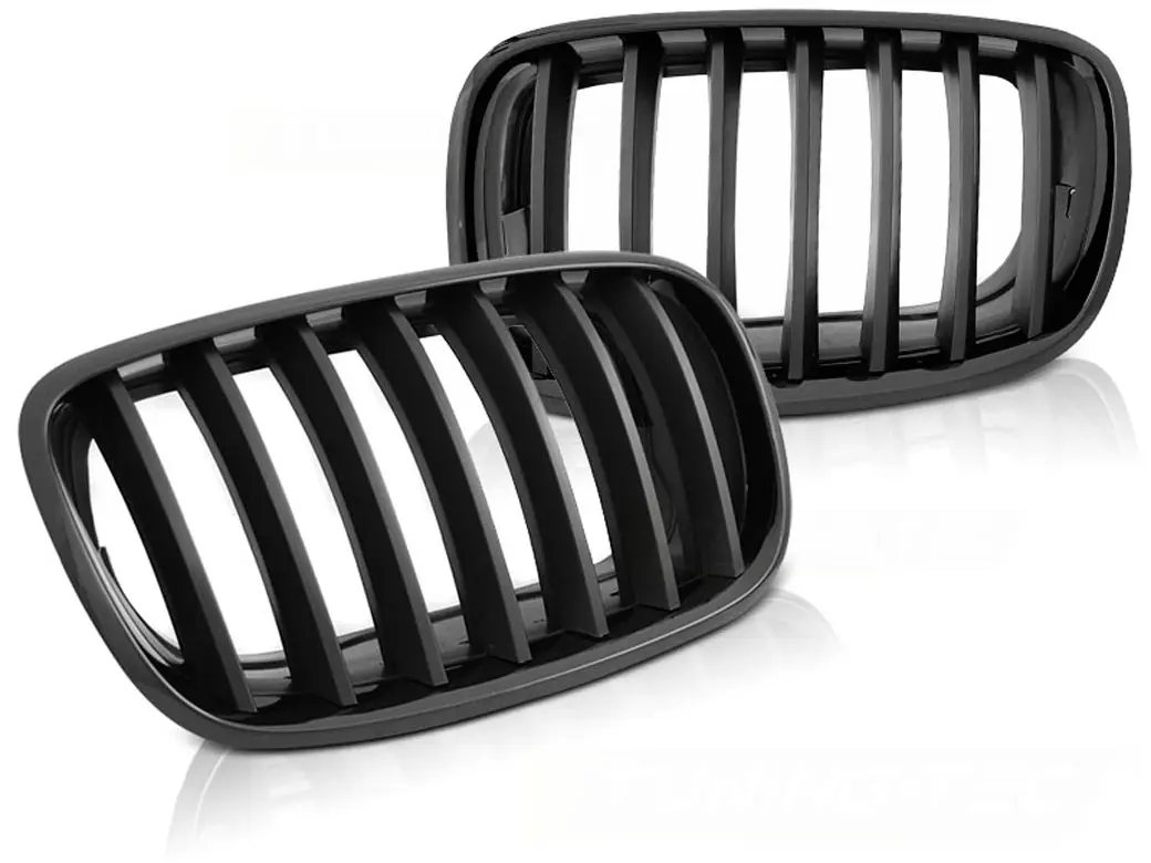 Grill BMW X5 (E70) / BMW X6 (E71/E72) 2007 - 2014 | GLOSSY MATT BLACK