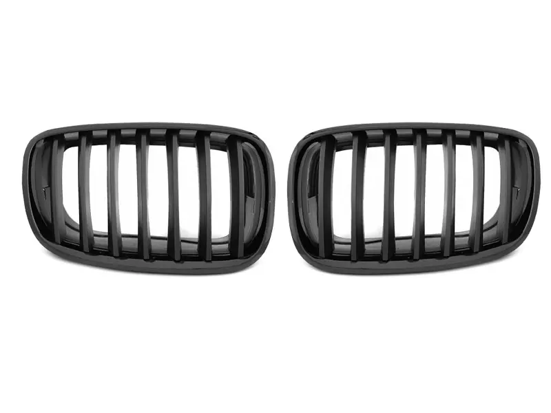 Grill BMW X5 (E70) / BMW X6 (E71/E72) 2007 - 2014 | GLOSSY MATT BLACK – bilde 7