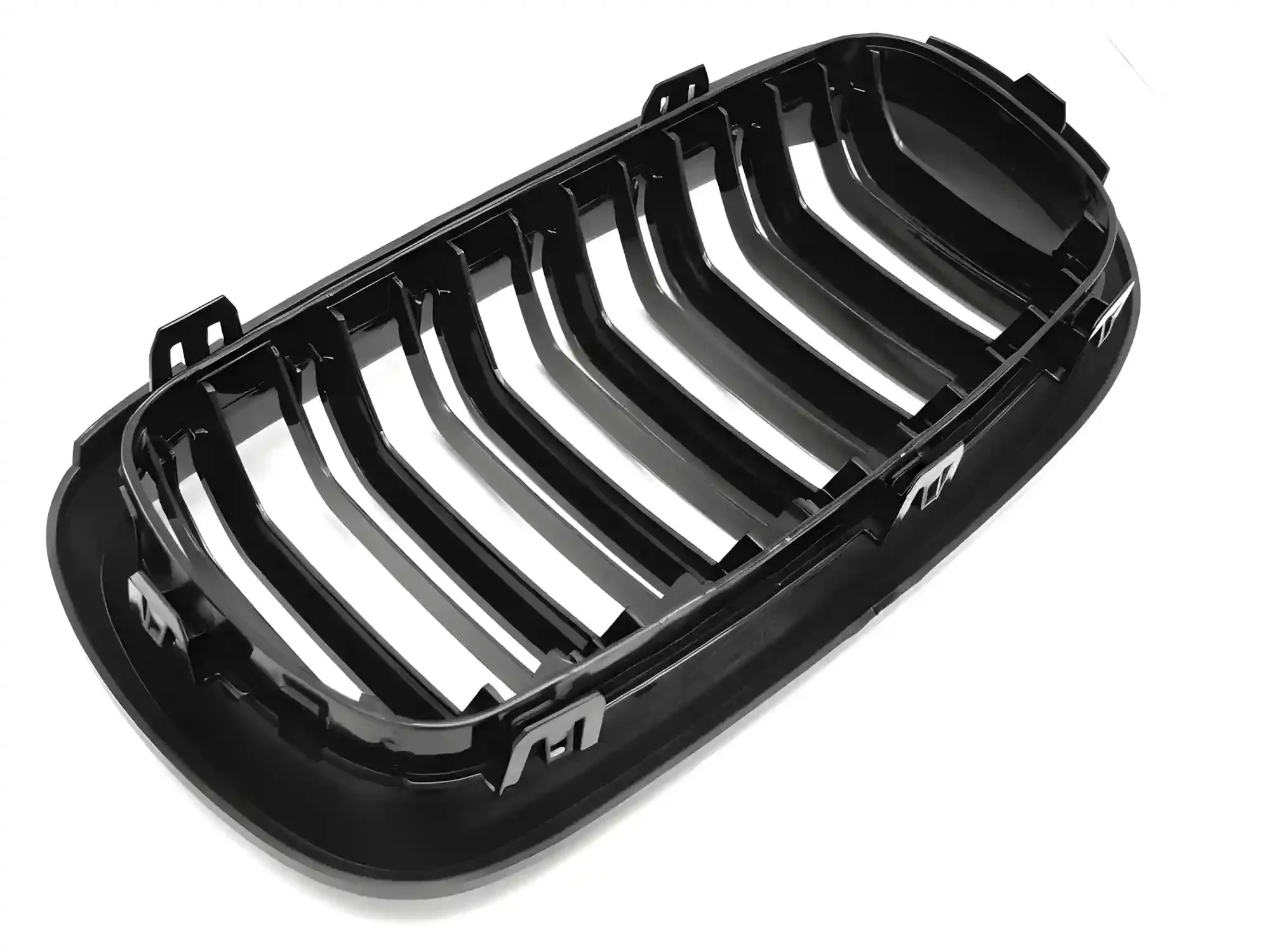 Grill BMW X5 (F15) 2013 - 2018 / X6 (F16) 2014 - 2019 │ Sportsgrill M Performance-stil - svart høyglans double bar – bilde 4