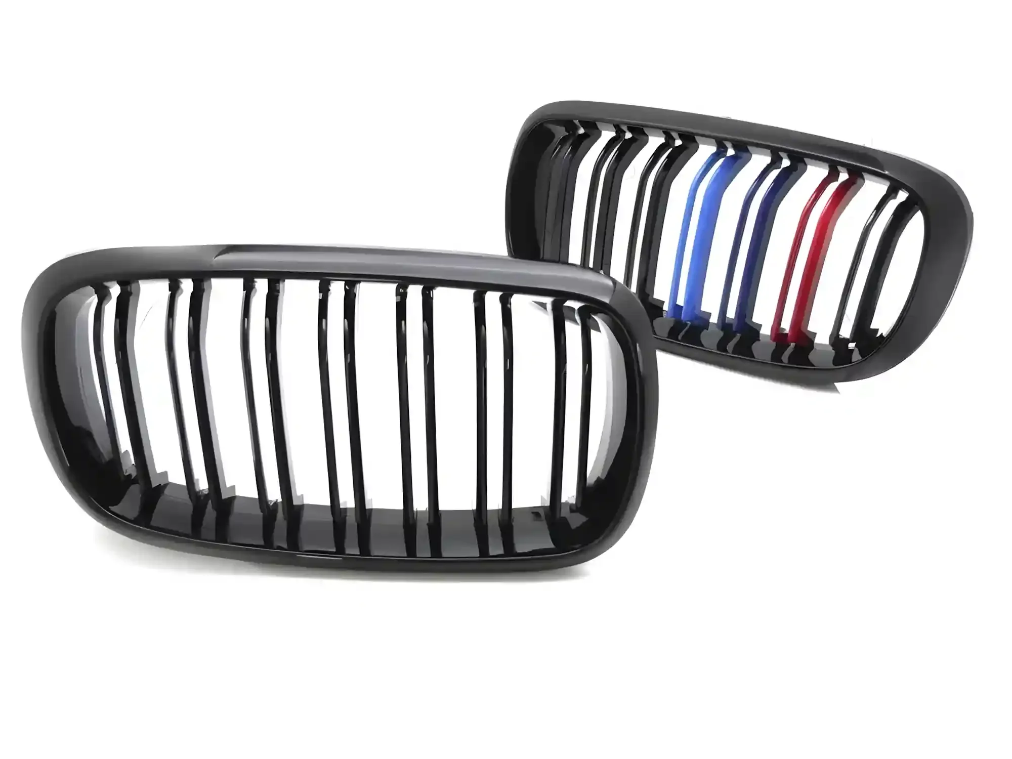 Grill BMW X5 (F15) 2013 – 2018 / X6 (F16) 2014 – 2019 │ Sportsgrill M Performance-stil - svart høyglans tri-colour double bar