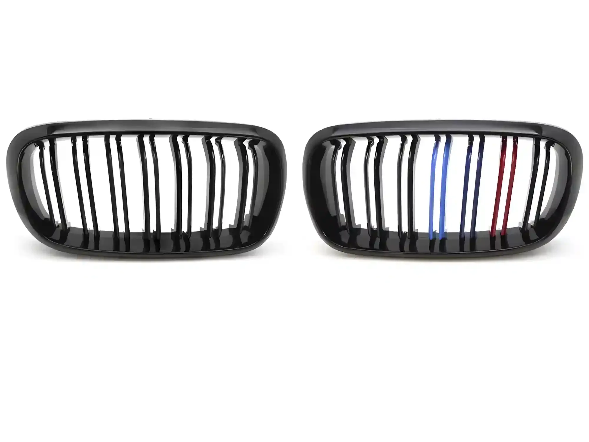 Grill BMW X5 (F15) 2013 – 2018 / X6 (F16) 2014 – 2019 │ Sportsgrill M Performance-stil - svart høyglans tri-colour double bar – bilde 2