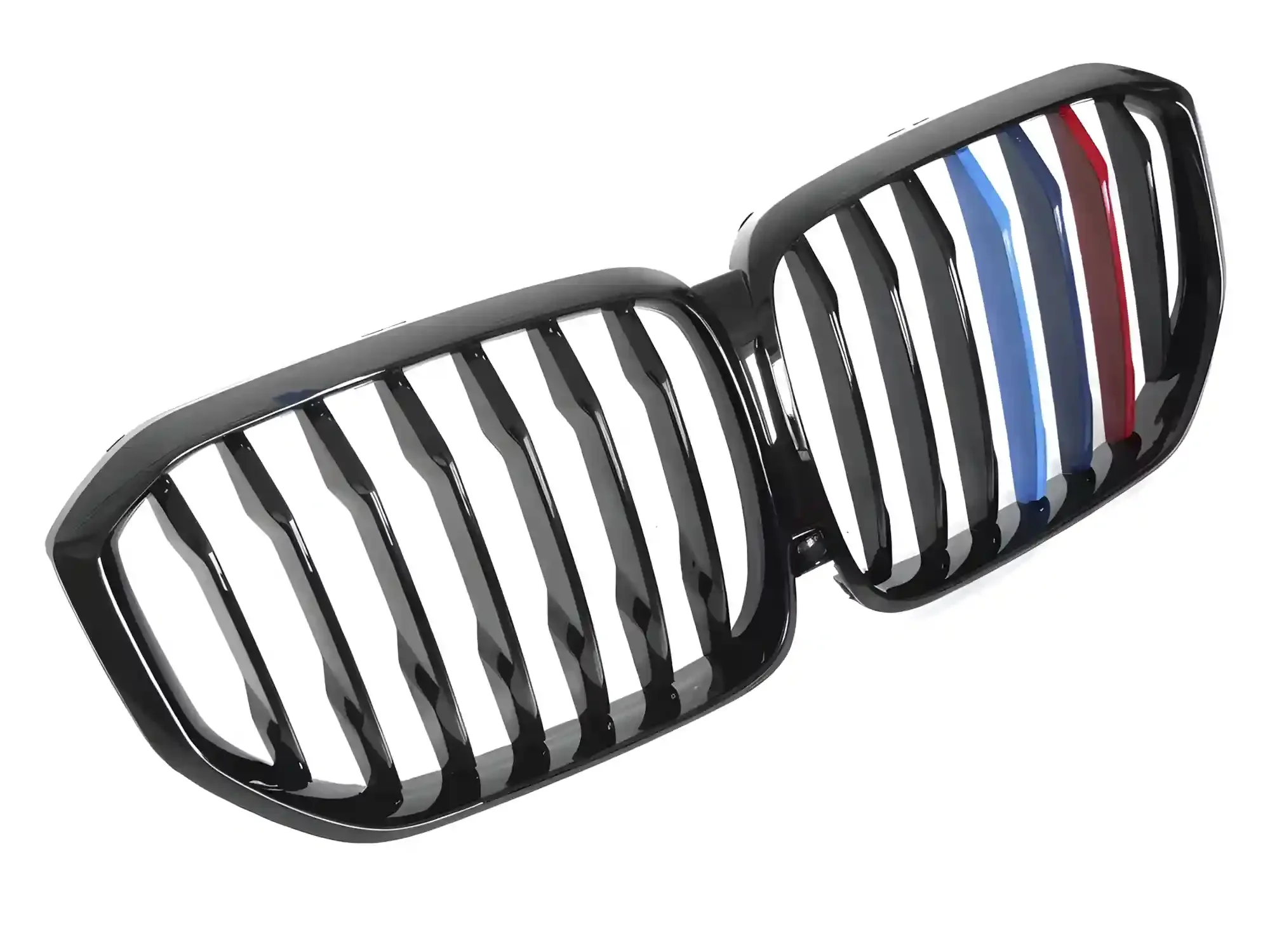 Grill BMW X5 (G05) 2019 - 2022 │ Sportsgrill M Performance-stil - svart høyglans tri-colour double bar