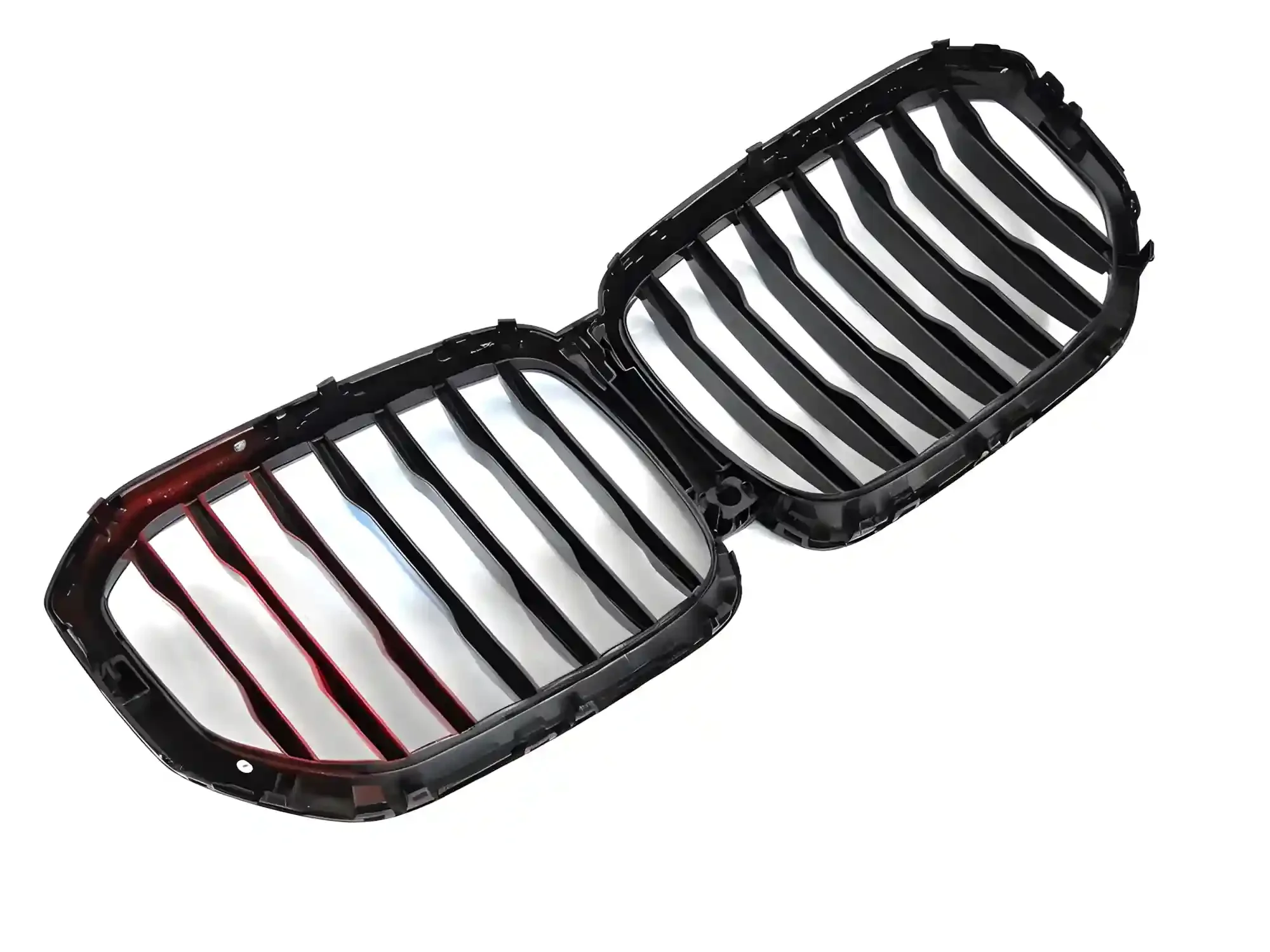 Grill BMW X5 (G05) 2019 - 2022 │ Sportsgrill M Performance-stil - svart høyglans tri-colour double bar – bilde 4