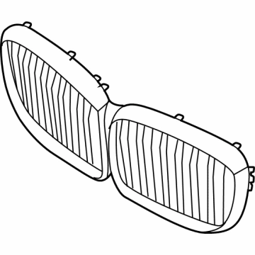 Grill BMW X5 (G05) LCI 2023 -> │ Genuine® Front ornamental grille – bilde 3
