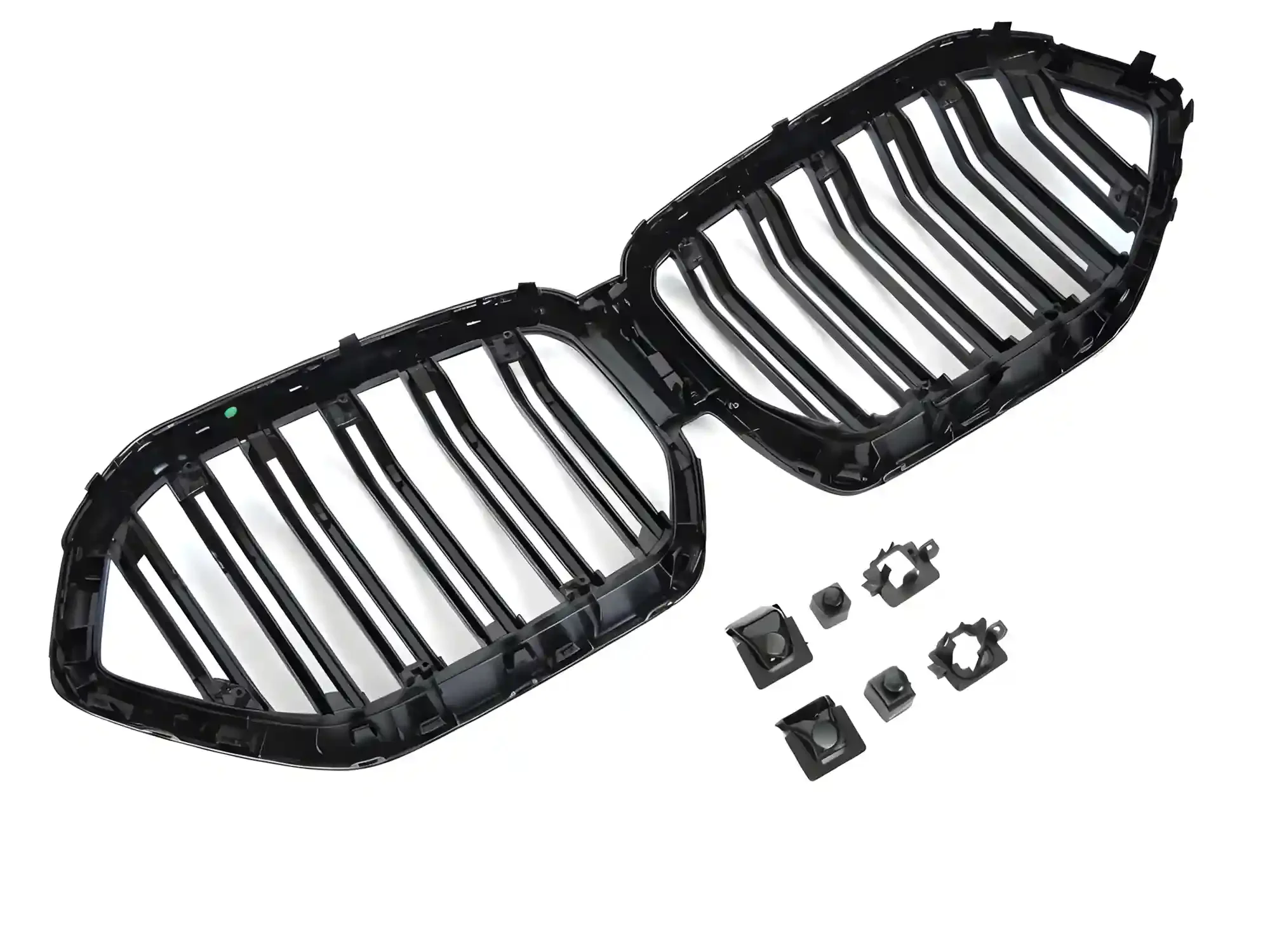 Grill BMW X6 (G06) 2019 – 2023 │ Sportsgrill M Performance-stil - svart høyglans double bar – bilde 4