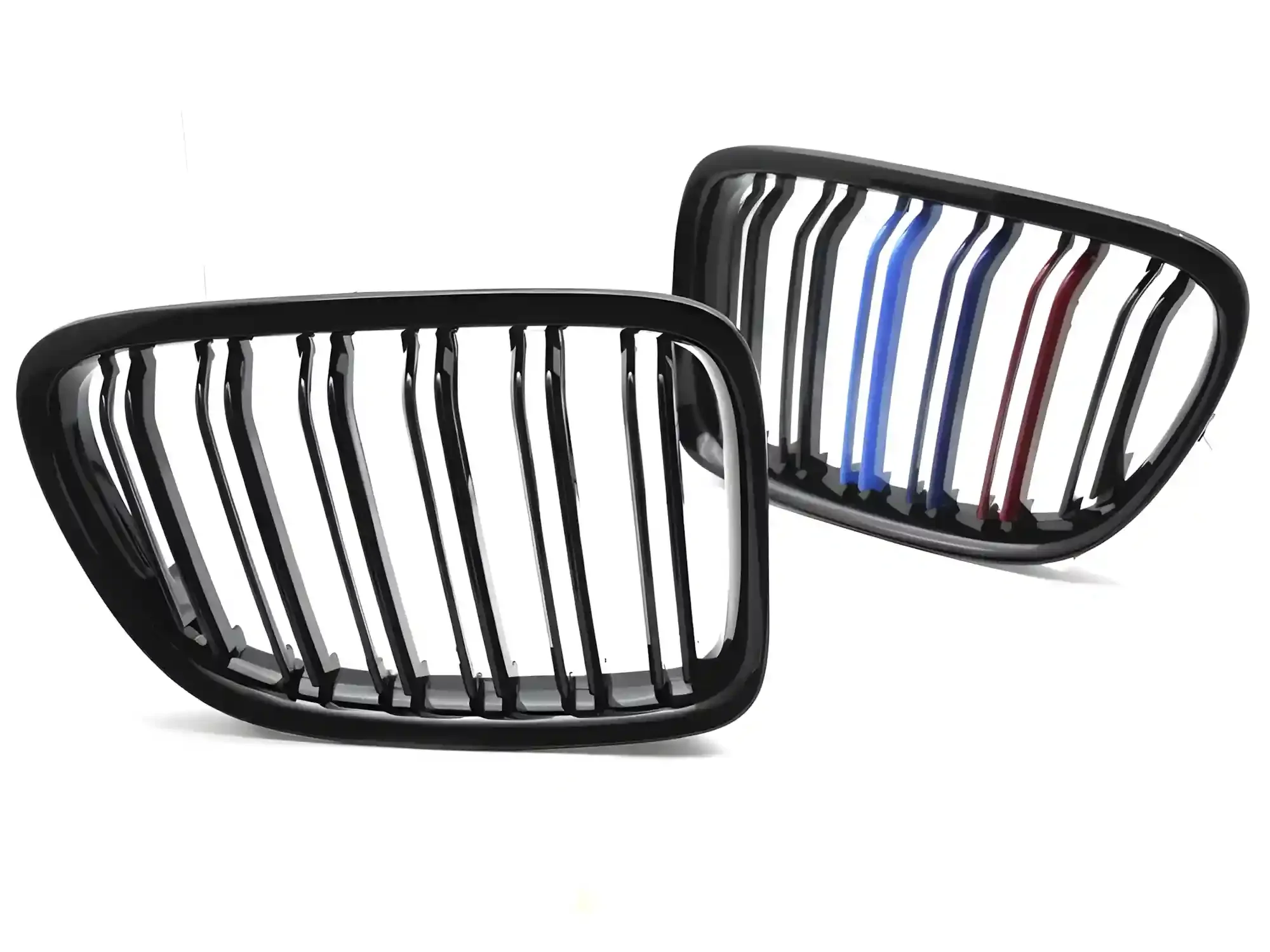 Grill BMW X6 (G06) 2019 - 2023 │ Sportsgrill M Performance-stil - svart høyglans tri-colour double bar