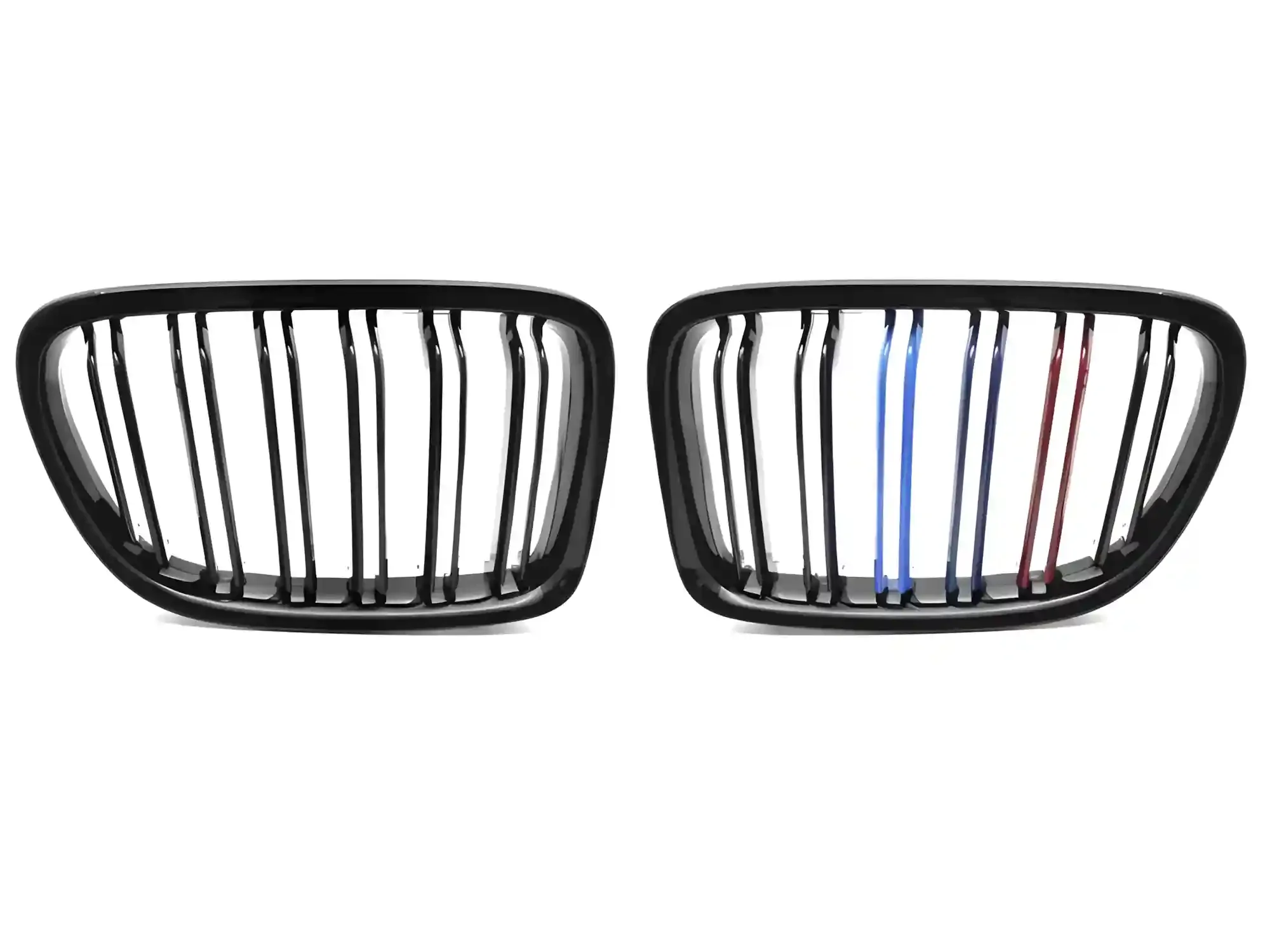 Grill BMW X6 (G06) 2019 - 2023 │ Sportsgrill M Performance-stil - svart høyglans tri-colour double bar – bilde 2