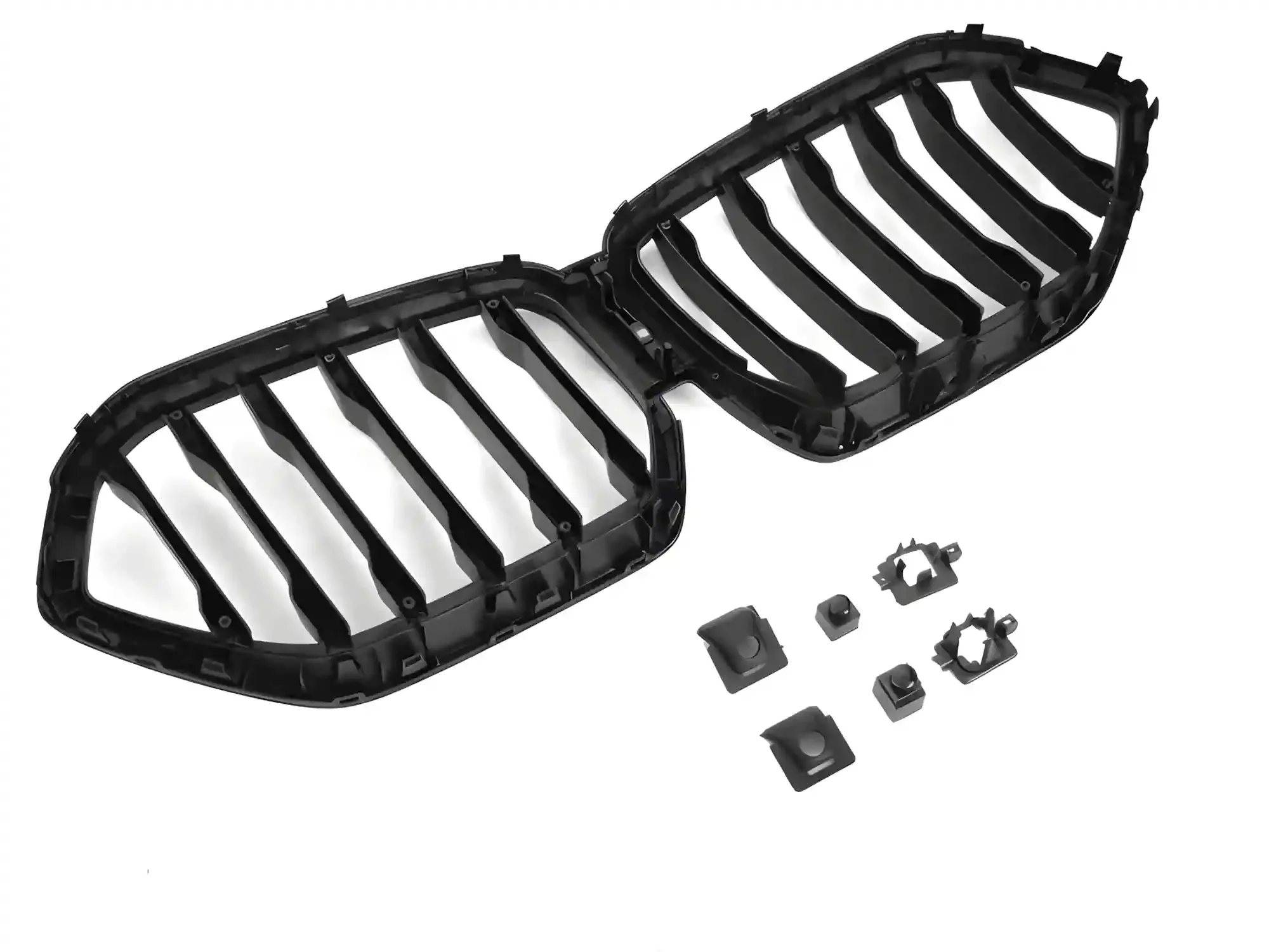 Grill BMW X6 (G06) 2019 – 2023 │ Sportsgrill - svart matt double bar – bilde 4