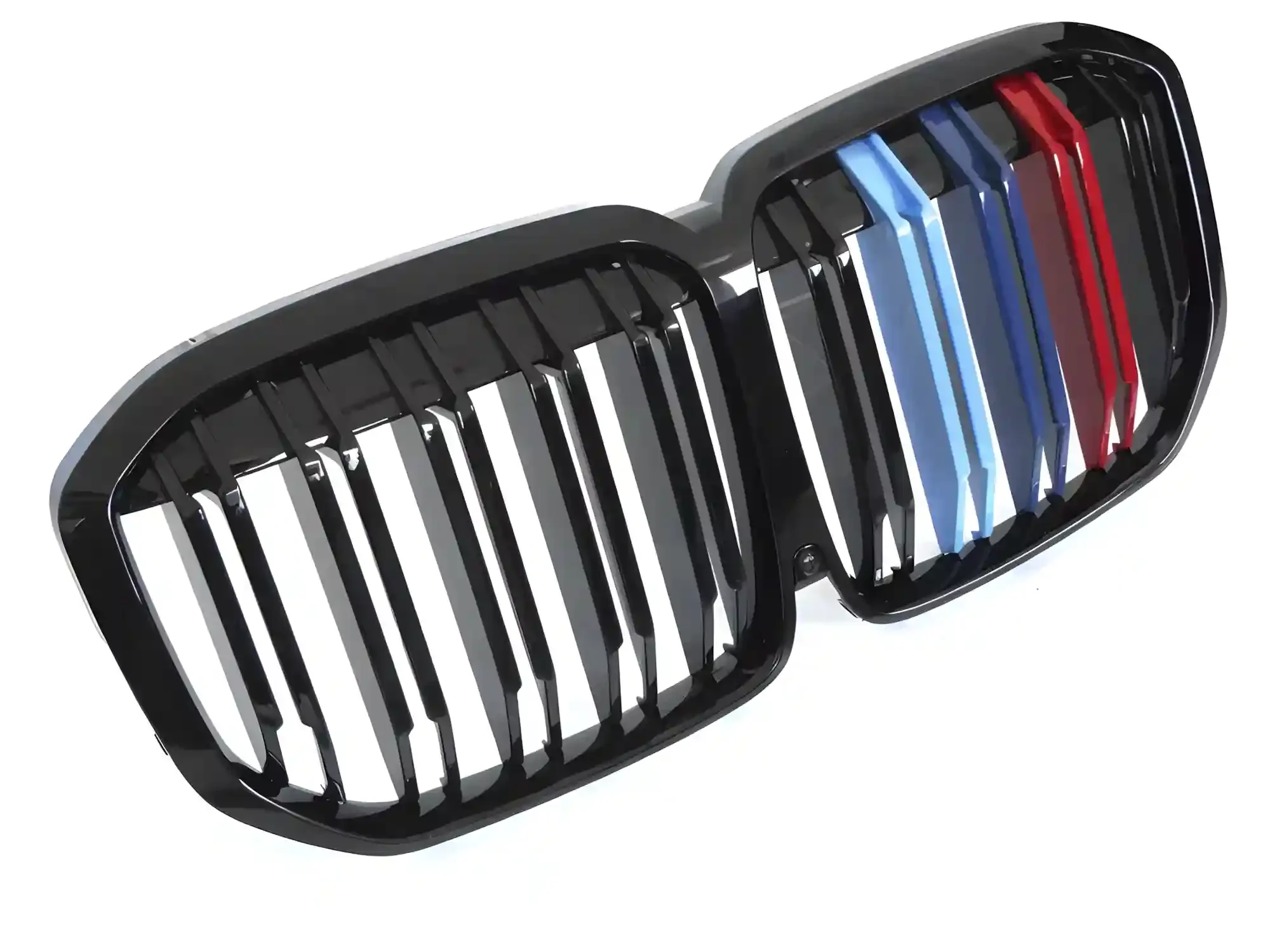 Grill BMW X7 (G07) 2018 – 2022 │ Sportsgrill - svart høyglans tri-colour double bar