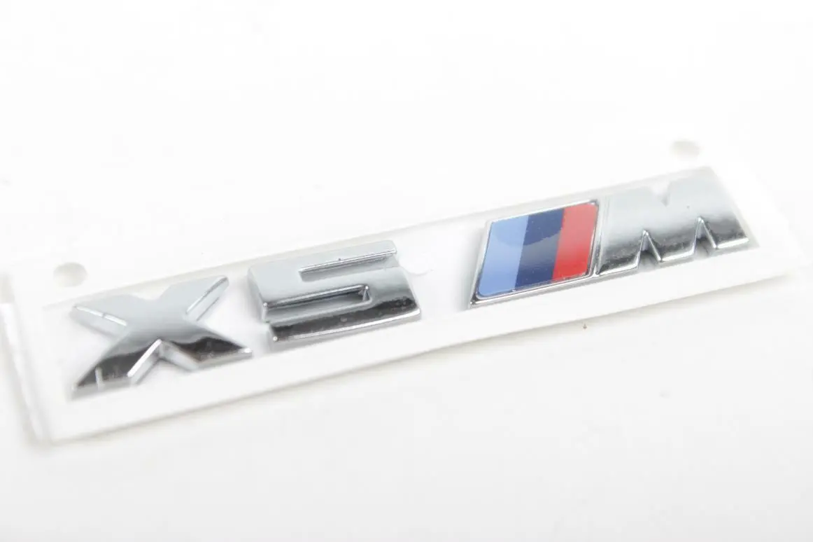 Grill emblem X5M BMW OEM Silver Edition – bilde 4