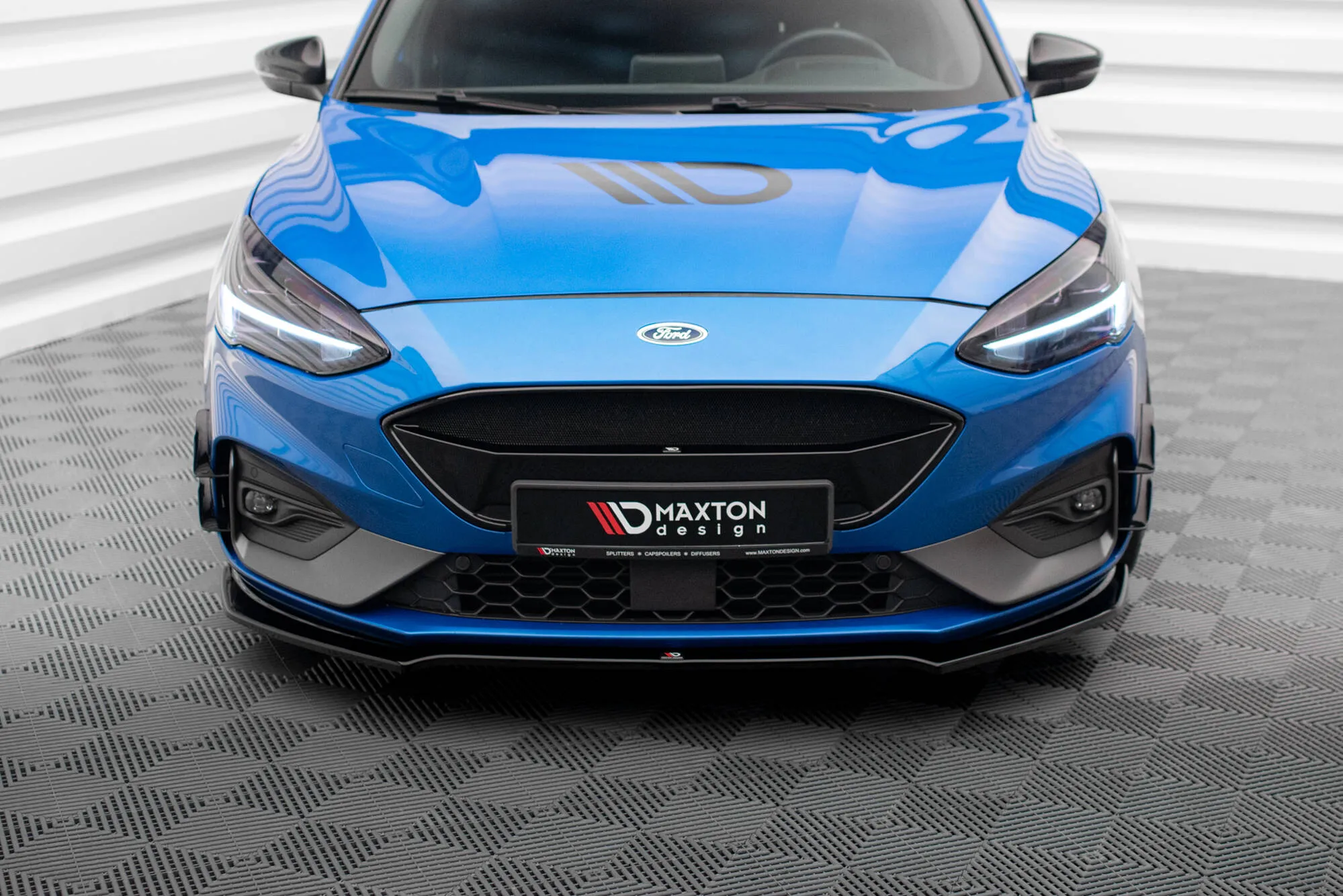 Grill Ford Focus ST-Line Mk4 2018 -> | Glossy Black Edition