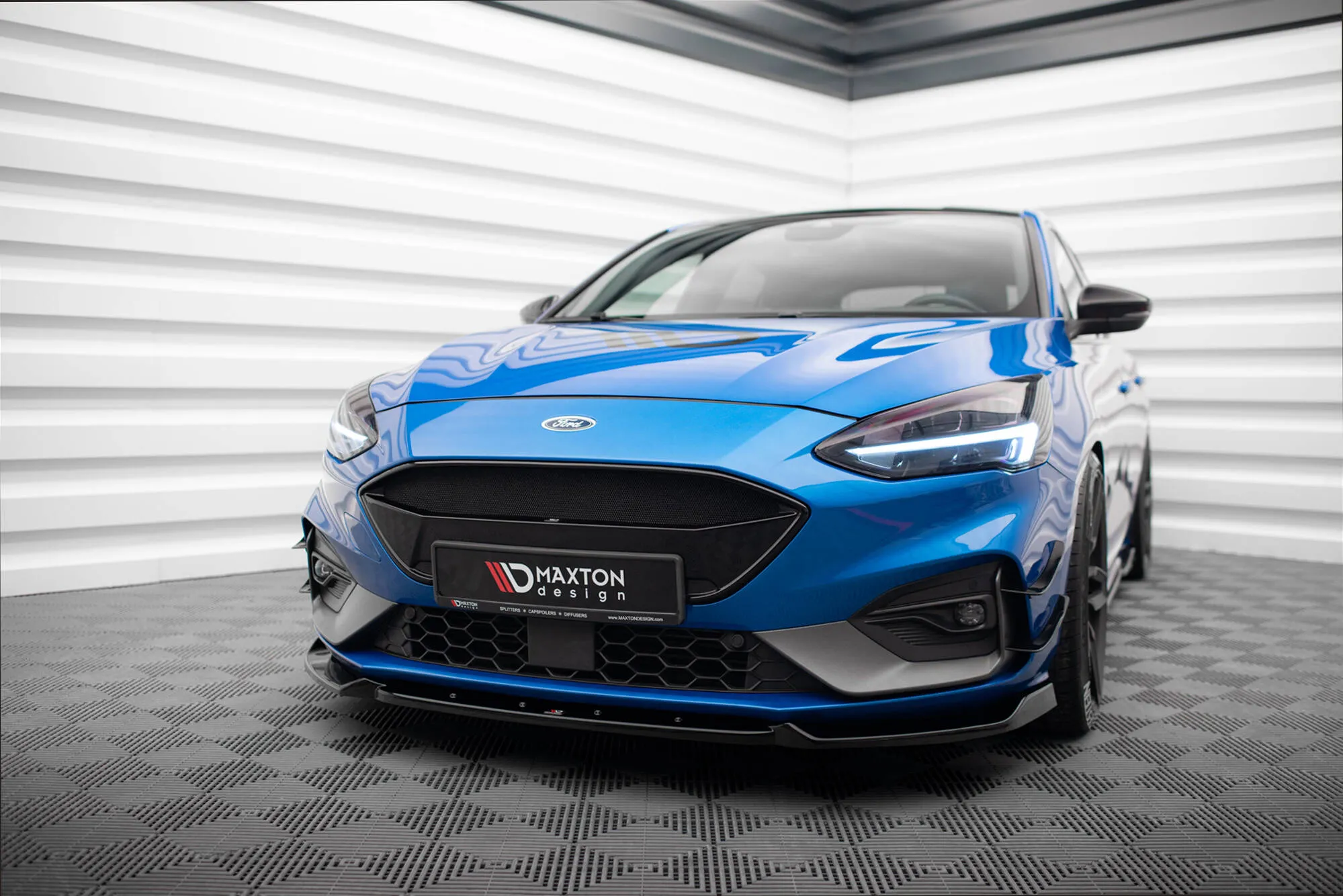 Grill Ford Focus ST-Line Mk4 2018 -> | Glossy Black Edition – bilde 4