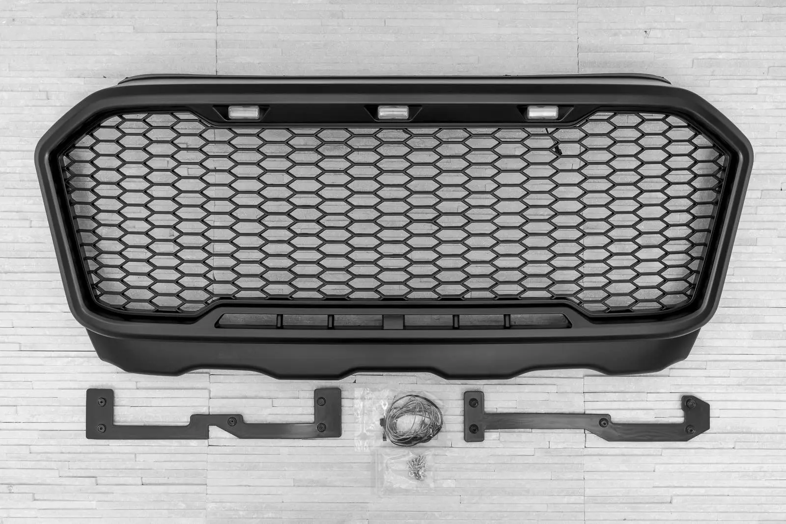 Grill Ford Ranger 2016 - 2019 │ Titanium Black Edition med LED Image 3
