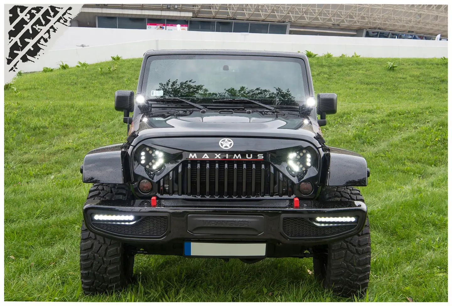 Grill Jeep Wrangler JK 2006 - 2018 │ Gladiator Edition – bilde 2