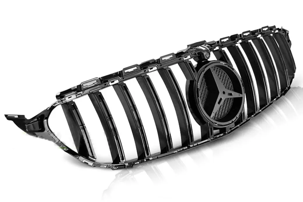 Grill Mercedes-Benz C-Klasse (W205) 2014-2018 | GT-R LOOK GLOSSY BLACK Image 2